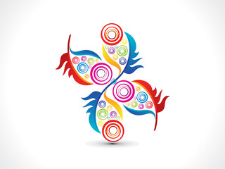 Obraz premium abstract artistic colorful floral