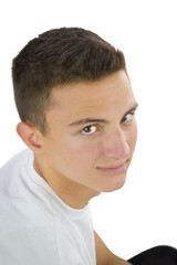 Fototapeta premium Portrait of young teenage boy