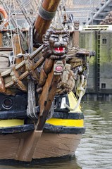 Galionsfigur einer russischen Fregatte