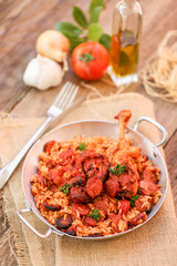 poulet chorizo & riz