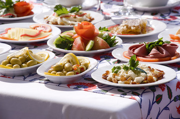 breakfast table