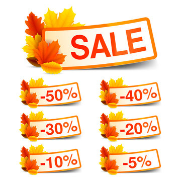 Autumn Sale Tags