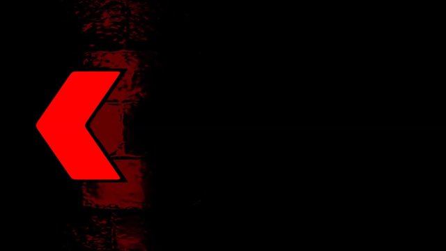 Rote Pfeile Richtung links