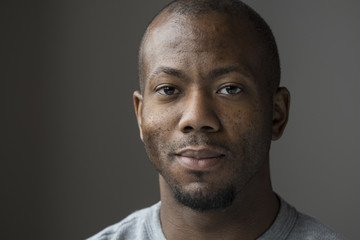 Studio portrait of an African American man