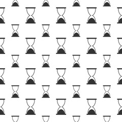 seamless pattern with hourglass