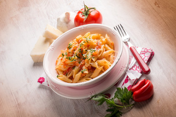 penne arrabbiata