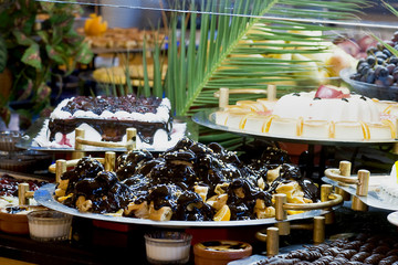 profiterole and desserts buffet