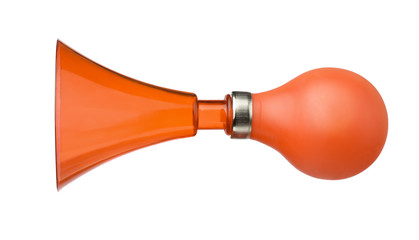 Red plastic air horn
