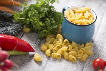 Fresh food on the table