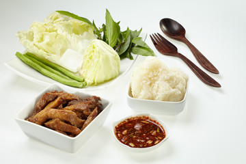 Roasted pork, Thai esarn style