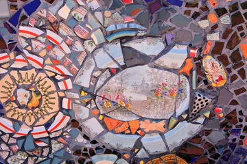 Fotobehang Mosaic Tiles © Jill Lang
