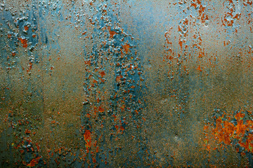 Old rusty metal background.