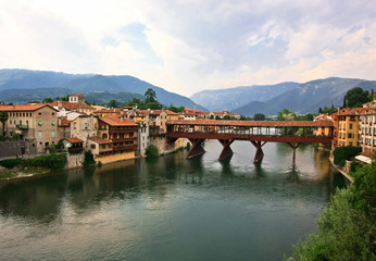 Bassano del grappa in the Veneto
