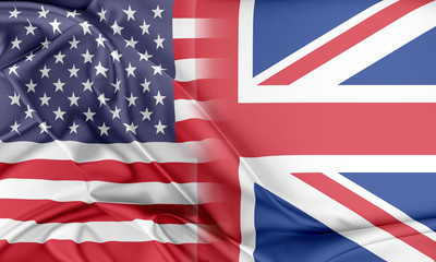 Obraz premium USA and United Kingdom