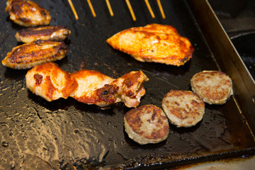 Fleisch aufm Grill