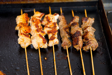 Fleisch am Spieß