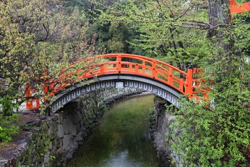 Fototapeta premium Kyoto - Shimogamo shrine bridge