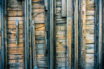 Wood texture.The old texture of wooden planks with a natural pattern
