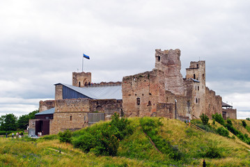 Summer view of medieval castle in Rakvere, Estonia