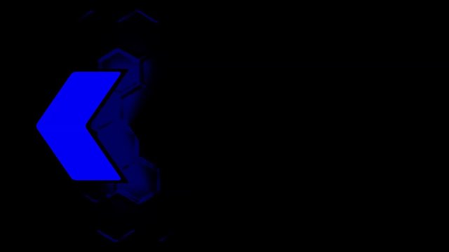 Blaue Pfeile Richtung links