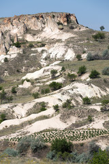 Stone formations, Fairy Chimneys in Cappadocia, Turkey