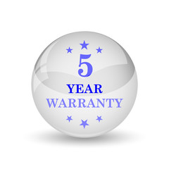5 year warranty icon