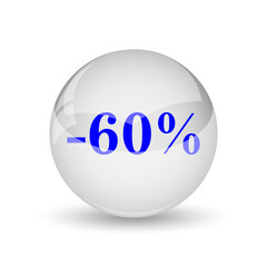 60 percent discount icon