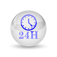 24H clock icon