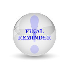 Final reminder icon