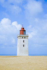 Lighthouse in a sunny day