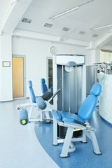 Interior of a fitness hall