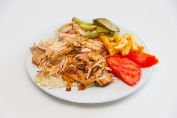 Döner mit Beilage