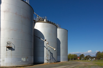 Silos on Blue Sky 1