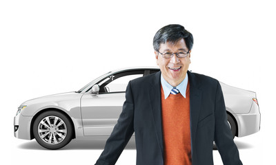 Car Vehicle Transportation 3D Illustration Concept