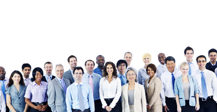 Multiethnic Group Business People Standing Concept
