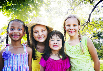 Girlfriends Femininity Friendship Closeness Smiling Concept