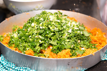 Zubereitung Türkischer Bulgursalat