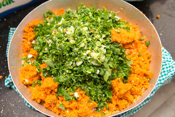 Zubereitung Türkischer Bulgursalat