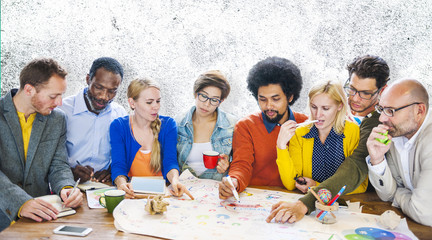 Brainstorming Meeting Communication Teamwork Concept