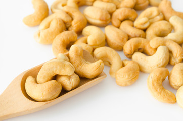 Cashew nuts.