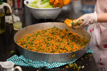 Türkischer Bulgursalat