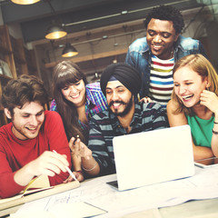 Diverse Architect People Group Working Concept