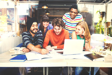 Diverse Architect People Group Working Concept