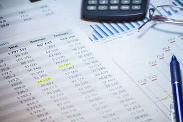 Etats de synth&egrave;se bureau