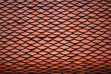 Thai temple roof detail