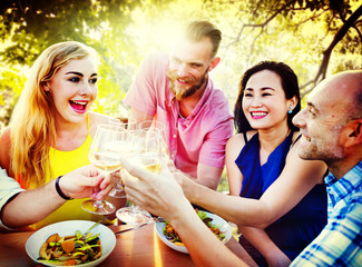 Friends Friendship Outdoor Chilling Togetherness Concept