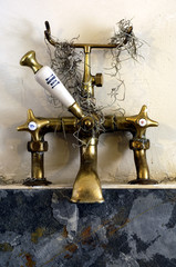 Old bath taps