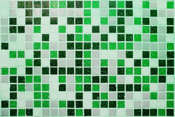 green tiling texture