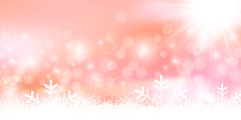 雪　クリスマス　背景