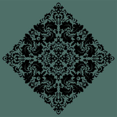 Vector damask  pattern.